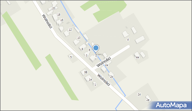 Kościelec, Wolności, 2, mapa Kościelec