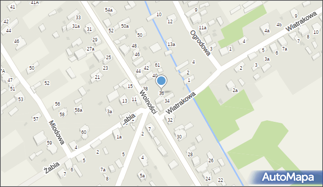 Kościelec, Wolności, 36, mapa Kościelec