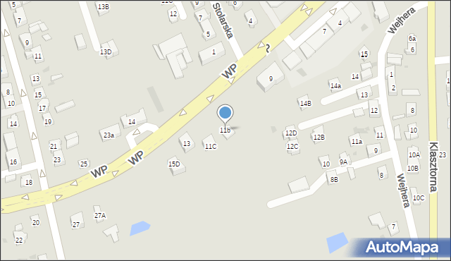 Kościerzyna, Wojska Polskiego, 11b, mapa Kościerzyna