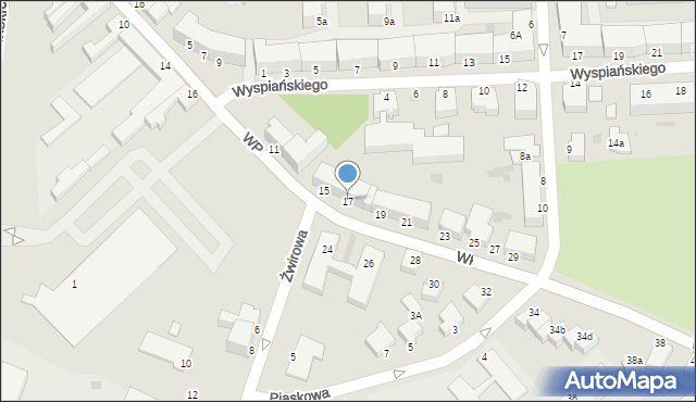 Koszalin, Wojska Polskiego, 17, mapa Koszalina