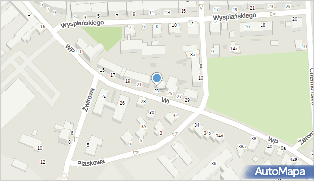 Koszalin, Wojska Polskiego, 23, mapa Koszalina