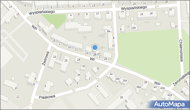 Koszalin, Wojska Polskiego, 25, mapa Koszalina