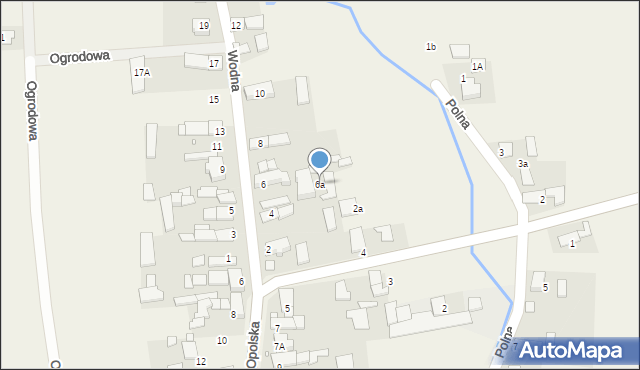 Kotórz Mały, Wodna, 6a, mapa Kotórz Mały