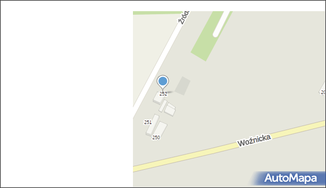 Koziegłowy, Woźnicka, 252, mapa Koziegłowy