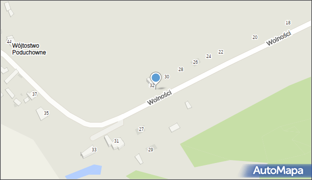 Kozienice, Wolności, 80S, mapa Kozienice