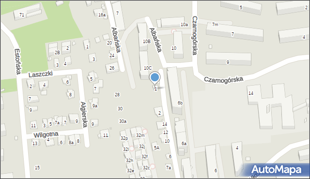 Kraków, Wolności, 1, mapa Krakowa