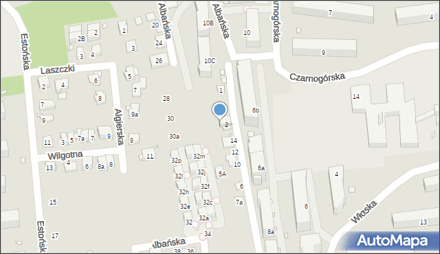 Kraków, Wolności, 2a, mapa Krakowa