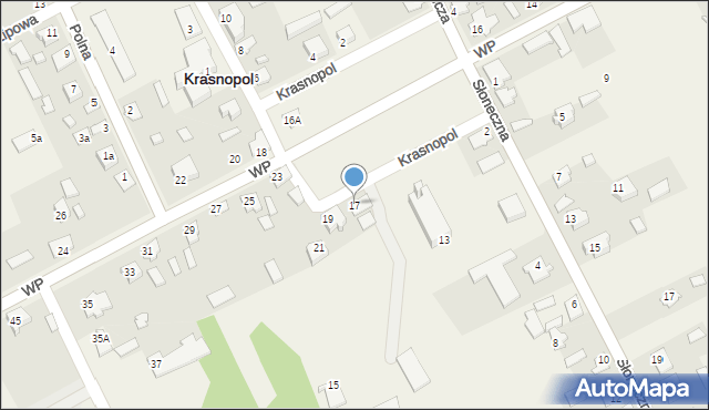 Krasnopol, Wojska Polskiego, 17, mapa Krasnopol