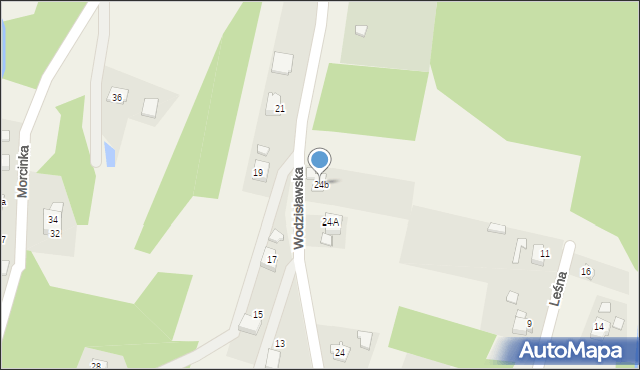 Krostoszowice, Wodzisławska, 24b, mapa Krostoszowice