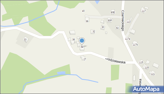 Krostoszowice, Wodzisławska, 34, mapa Krostoszowice