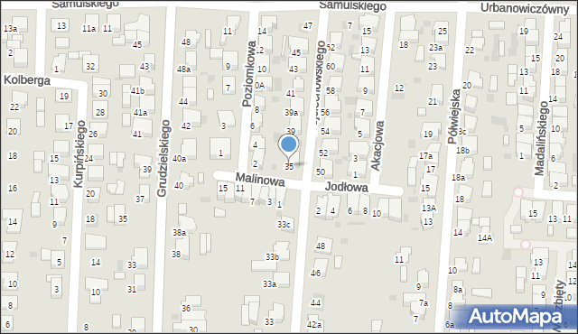 Krotoszyn, Wojciechowskiego, 35, mapa Krotoszyna