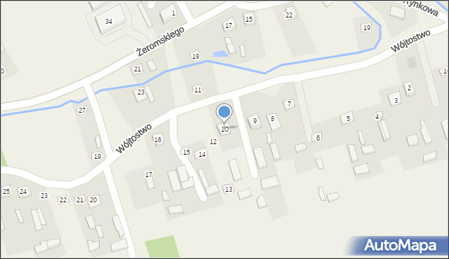 Krzczonów, Wójtostwo, 10, mapa Krzczonów