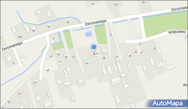 Krzczonów, Wójtostwo, 39, mapa Krzczonów