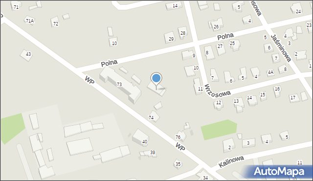 Krzyż Wielkopolski, Wojska Polskiego, 73a, mapa Krzyż Wielkopolski