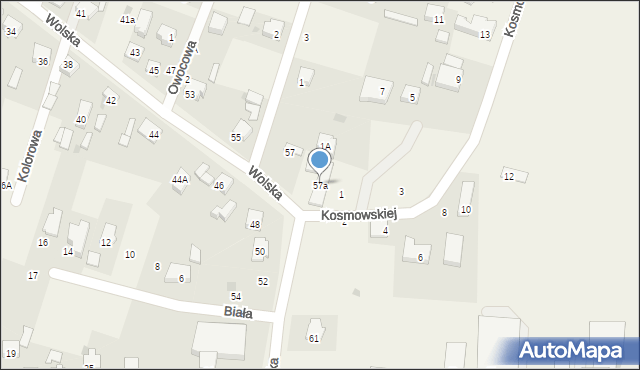 Ksawerów, Wolska, 57a, mapa Ksawerów