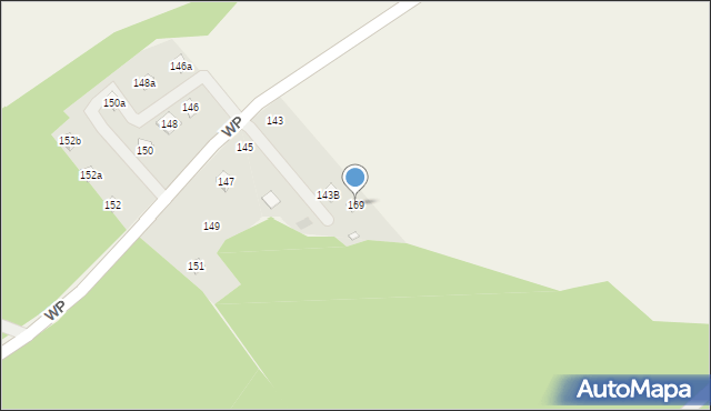 Kuligów, Wojska Polskiego, 169, mapa Kuligów