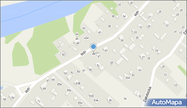 Kuligów, Wojska Polskiego, 49, mapa Kuligów