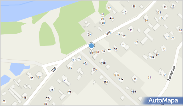 Kuligów, Wojska Polskiego, 63, mapa Kuligów