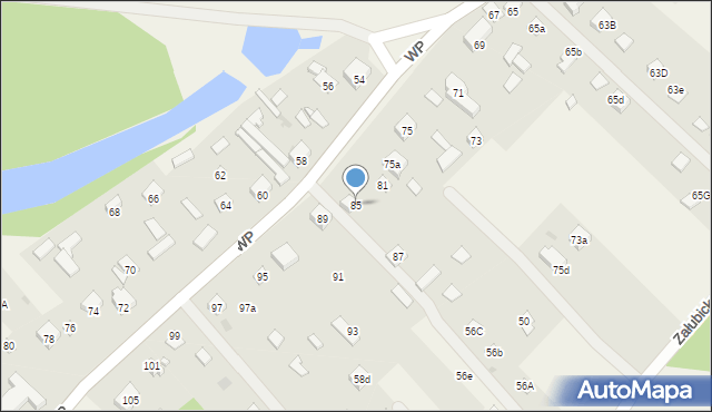 Kuligów, Wojska Polskiego, 85, mapa Kuligów