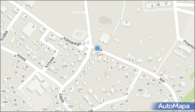 Kurów, Wojska Polskiego, 2, mapa Kurów