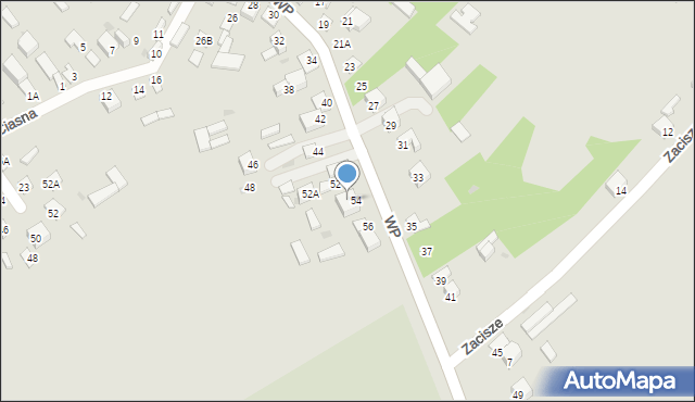 Kurów, Wojska Polskiego, 54a, mapa Kurów