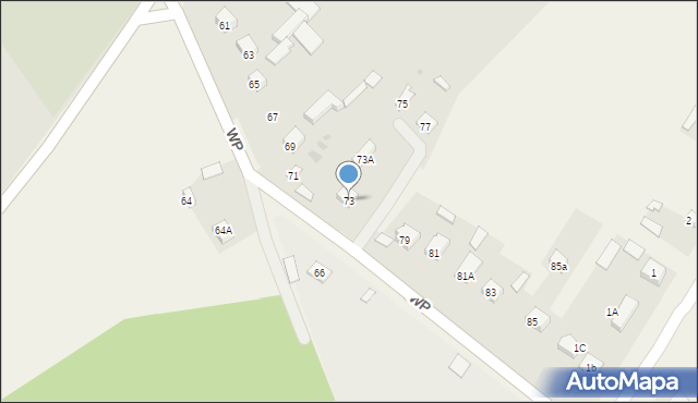 Kurów, Wojska Polskiego, 73, mapa Kurów