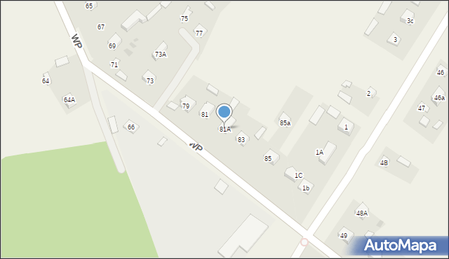 Kurów, Wojska Polskiego, 81A, mapa Kurów