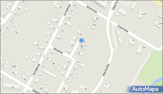 Kwidzyn, Wodna, 18, mapa Kwidzyn