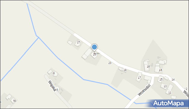 Landzmierz, Wolności, 25, mapa Landzmierz