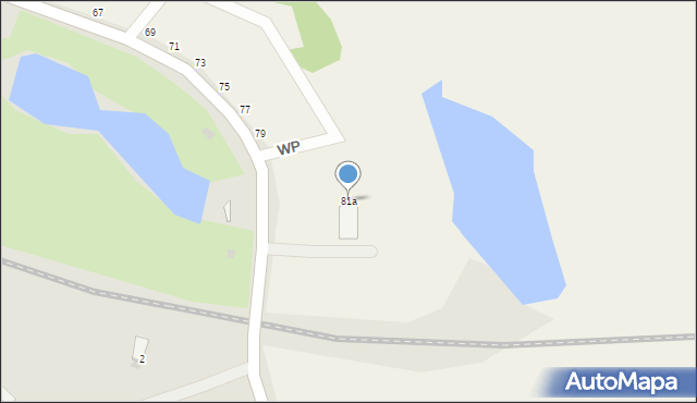Łazieniec, Wojska Polskiego, 81a, mapa Łazieniec