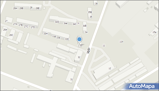 Lębork, Wojska Polskiego, 33A, mapa Lębork
