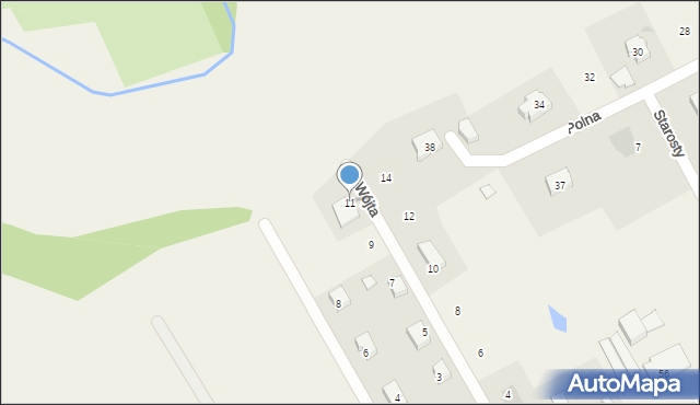 Łęgowo, Wójta, 11, mapa Łęgowo