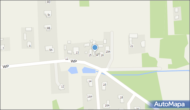 Lesznowola, Wojska Polskiego, 17A, mapa Lesznowola