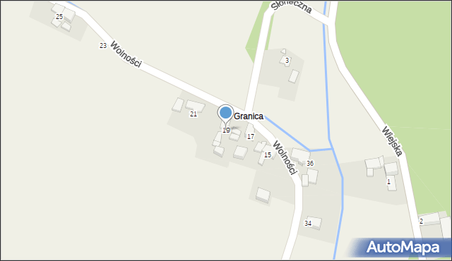 Lichynia, Wolności, 19, mapa Lichynia