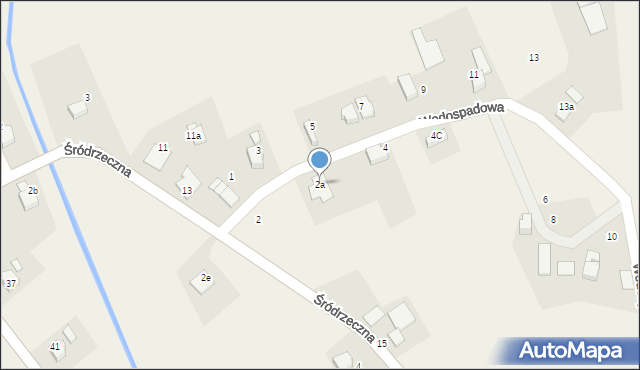 Ligota, Wodospadowa, 2a, mapa Ligota