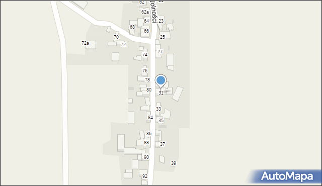 Lisięcice, Wolności, 31, mapa Lisięcice