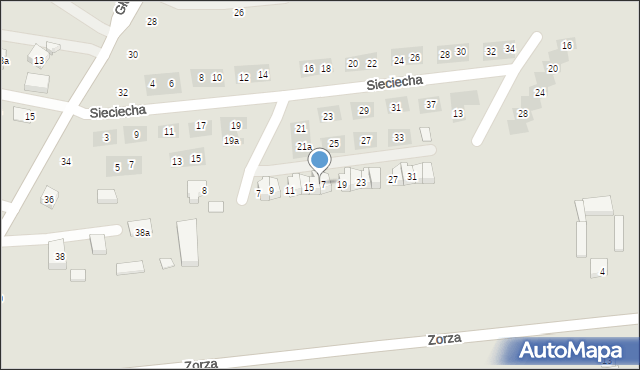 Lublin, Wojewodzińska, 17, mapa Lublina