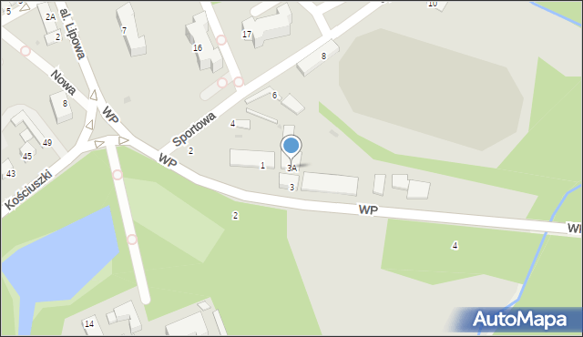 Lubraniec, Wojska Polskiego, 3A, mapa Lubraniec