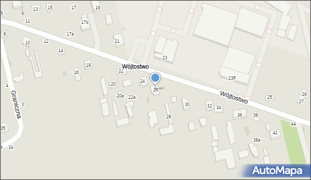 Łuków, Wójtostwo, 26, mapa Łuków
