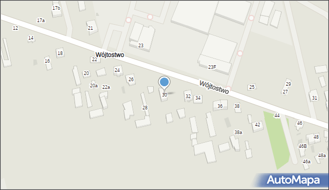 Łuków, Wójtostwo, 30, mapa Łuków