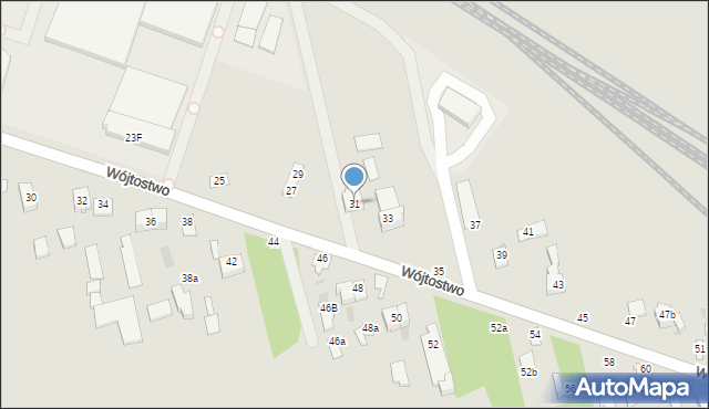 Łuków, Wójtostwo, 31, mapa Łuków