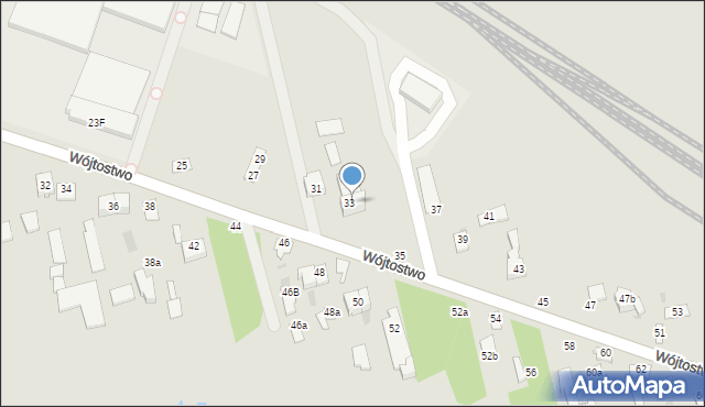 Łuków, Wójtostwo, 33, mapa Łuków
