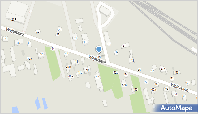 Łuków, Wójtostwo, 35, mapa Łuków