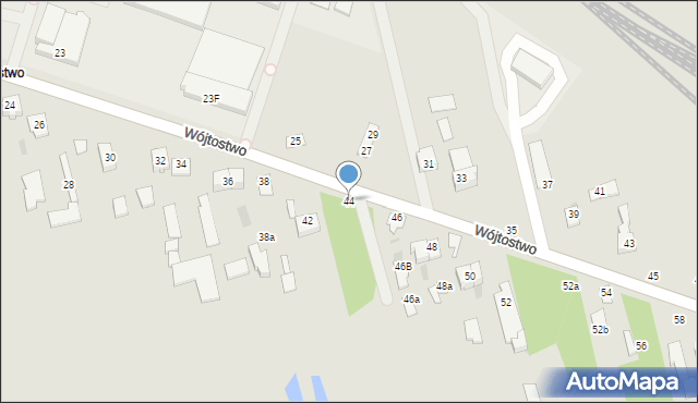 Łuków, Wójtostwo, 44, mapa Łuków