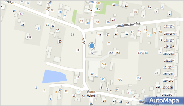 Macierzysz, Wojska Polskiego, 22, mapa Macierzysz