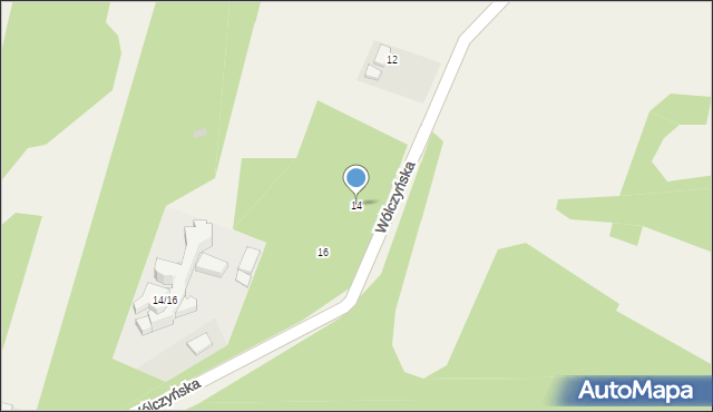 Mariew, Wólczyńska, 14, mapa Mariew