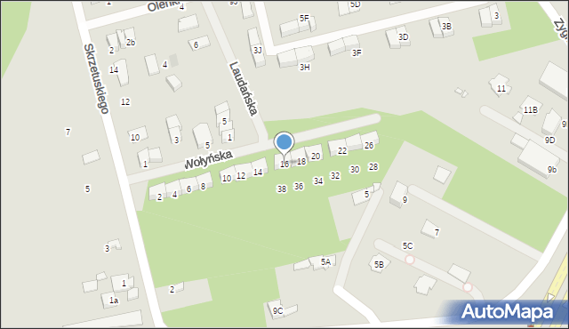 Marki, Wołyńska, 16, mapa Marki