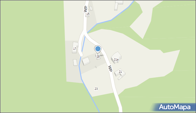 Międzygórze, Wojska Polskiego, 19, mapa Międzygórze