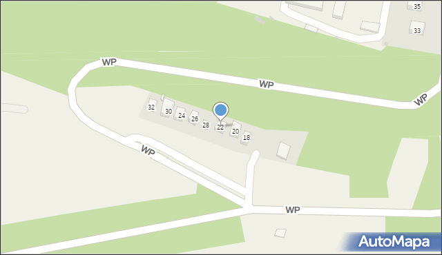 Międzygórze, Wojska Polskiego, 22, mapa Międzygórze