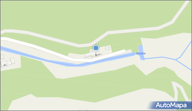 Międzygórze, Wojska Polskiego, 36, mapa Międzygórze